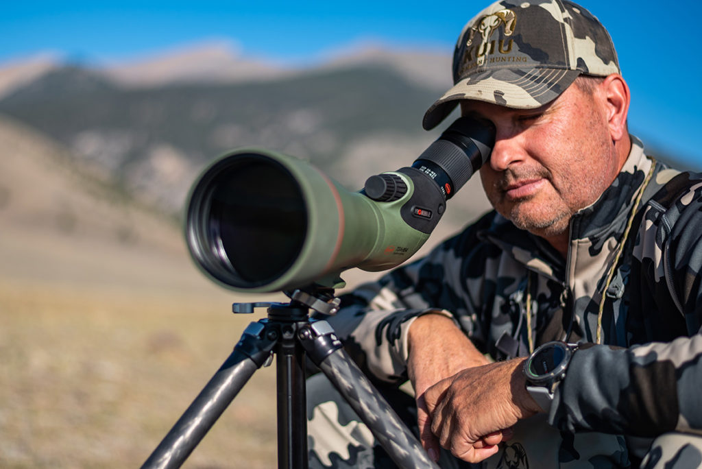 hunting with a spotting scope
