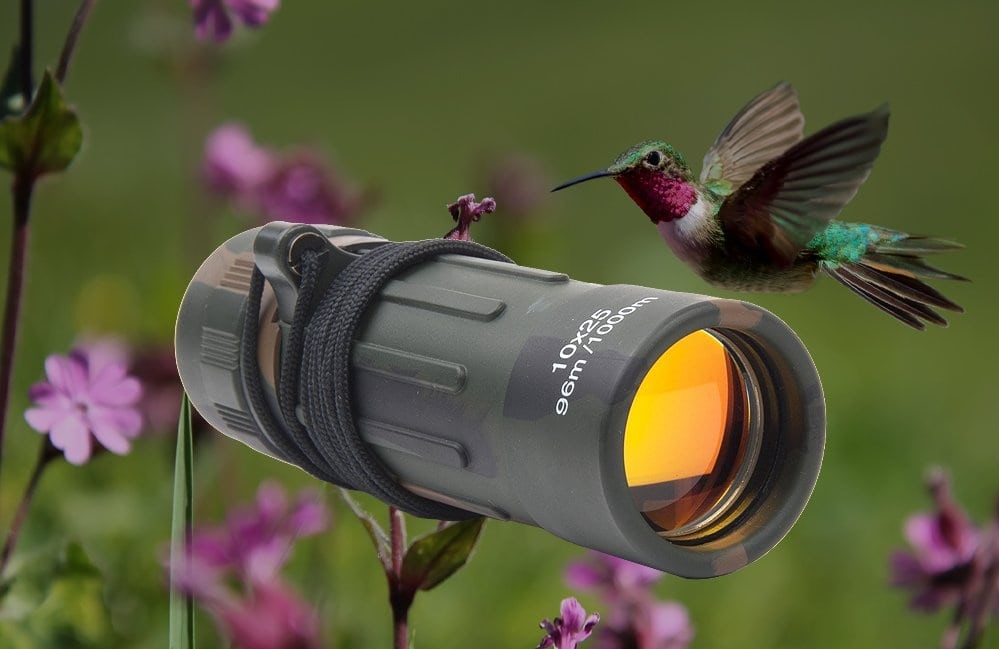 A high end monocular for watching birds