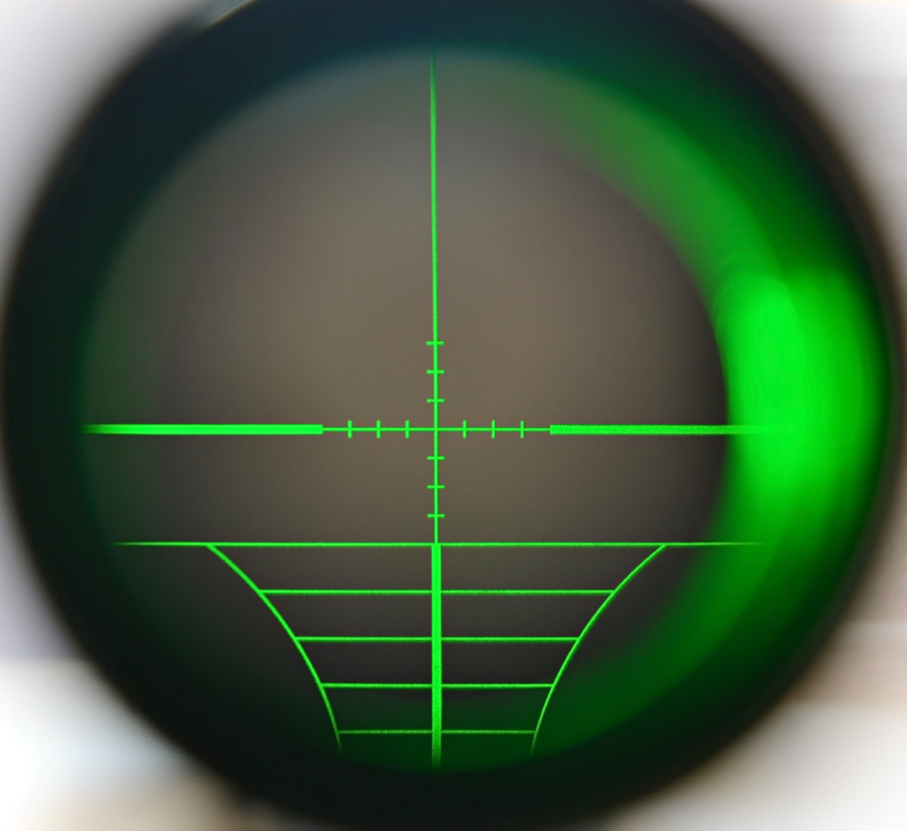 Night vision monocular on a scope