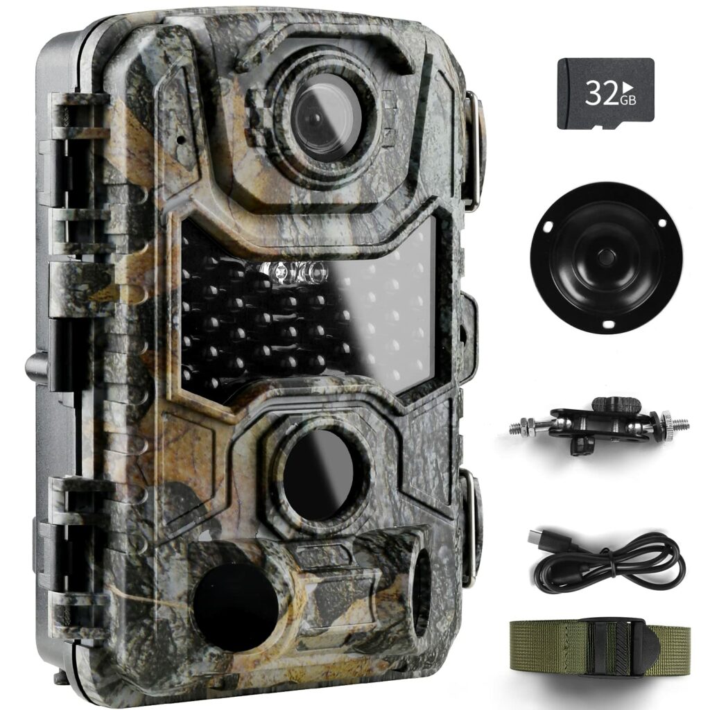 MAXDONE 4K 32MP Wildlife Camera