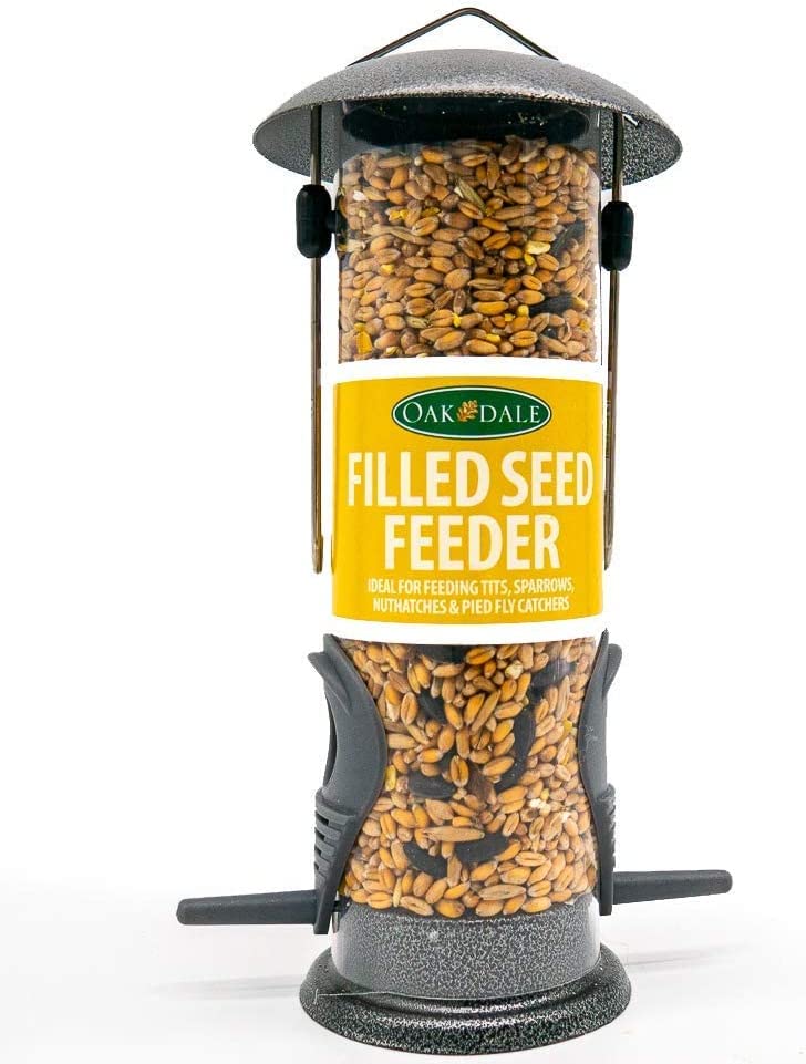 Oakdale Wild Bird Feeder Pre-Filled with Premium Seeds