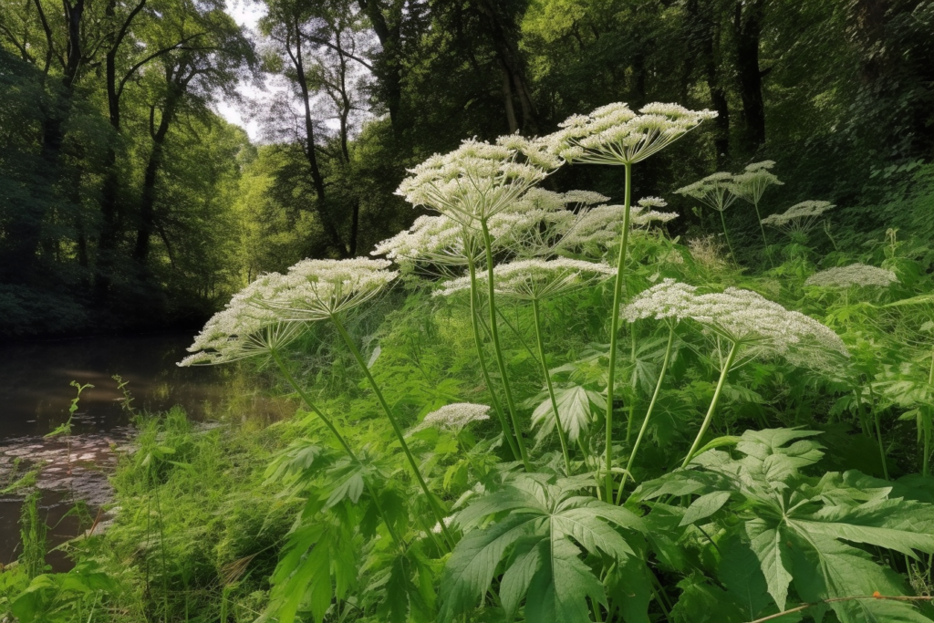 Giant Hogweed (Heracleum Mantegazzianum) 