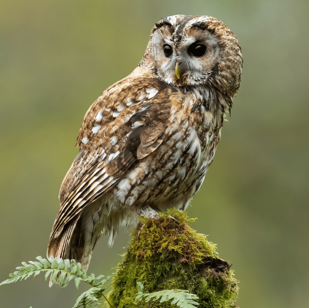 A tawny owl Dumfries and Galloway. Credit: chrishawesphotos